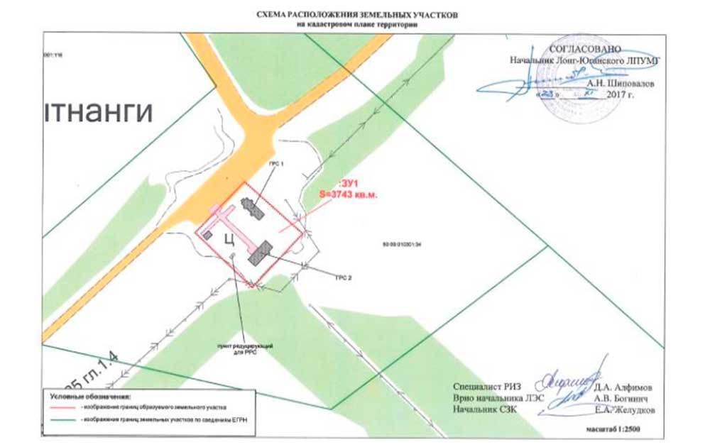 Объекты ПАО "Газпром"